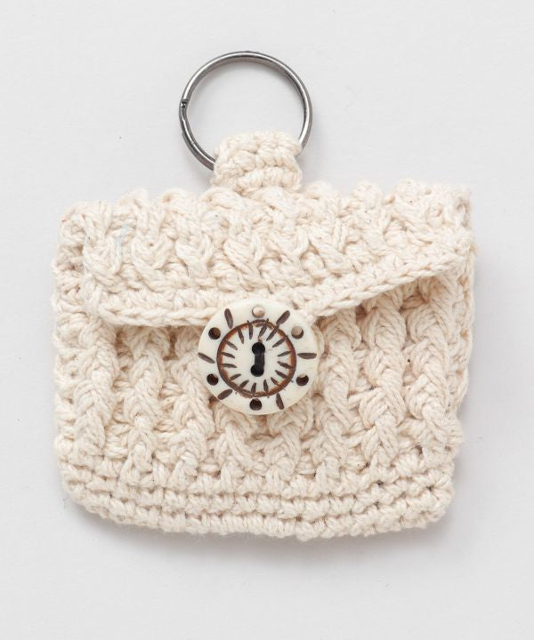 Hand Crochet Gradient Mini Pouch