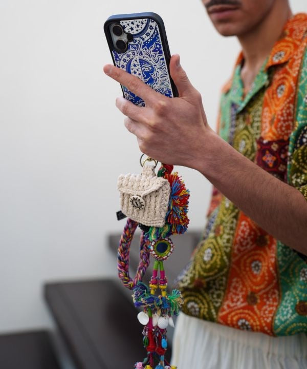 Hand Crochet Gradient Mini Pouch