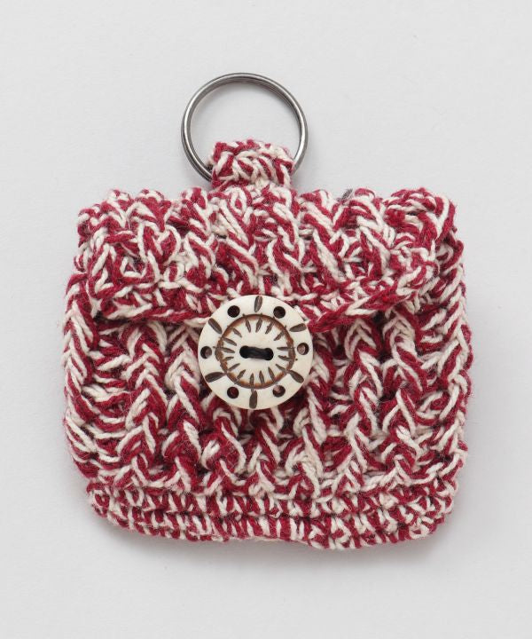 Hand Crochet Gradient Mini Pouch