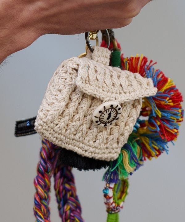 Hand Crochet Gradient Mini Pouch