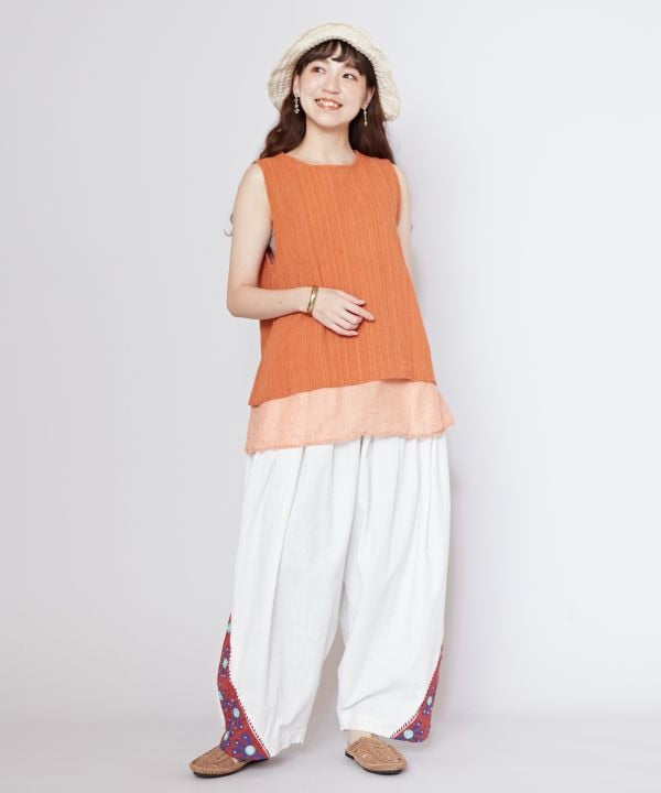 Layered Look Cotton Tank