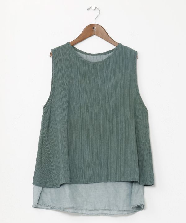 Layered Look Cotton Tank