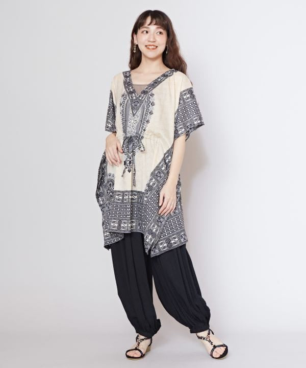 Flowy Rayon Poncho Top