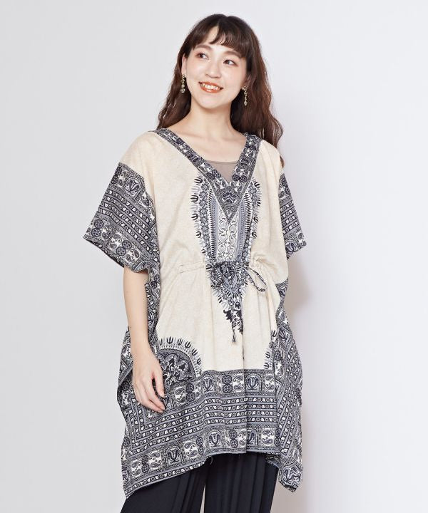 Flowy Rayon Poncho Top