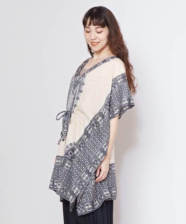 Flowy Rayon Poncho Top