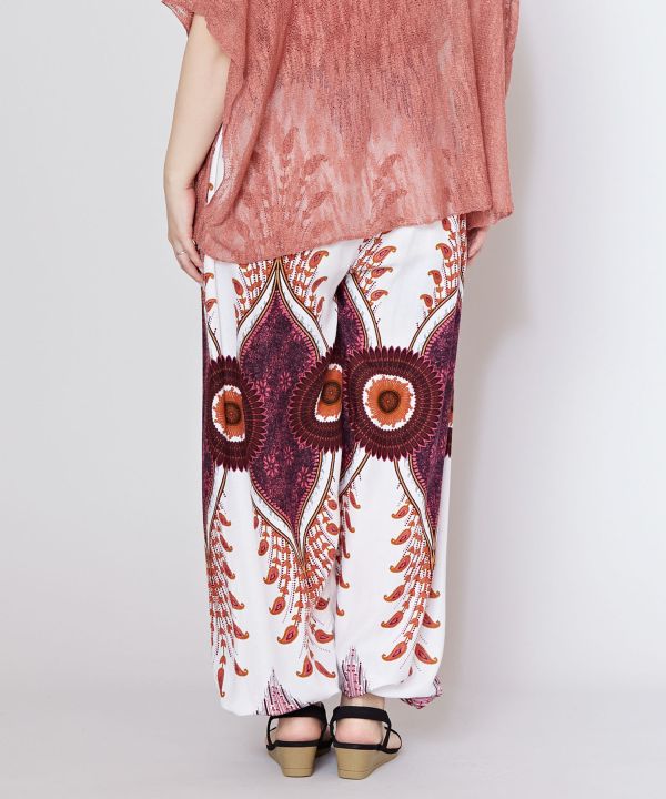 Mandala Print Harem Pants