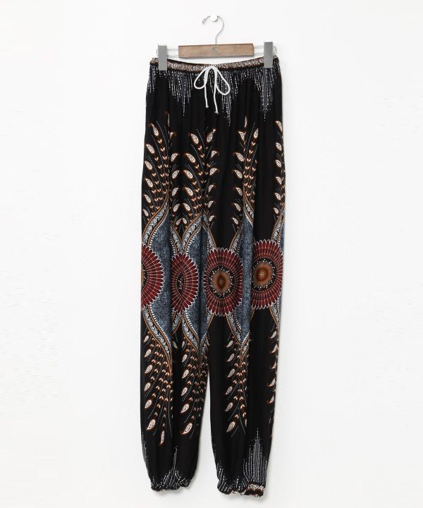Mandala Print Harem Pants
