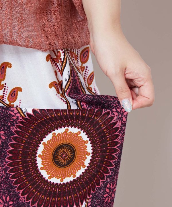 Mandala Print Harem Pants