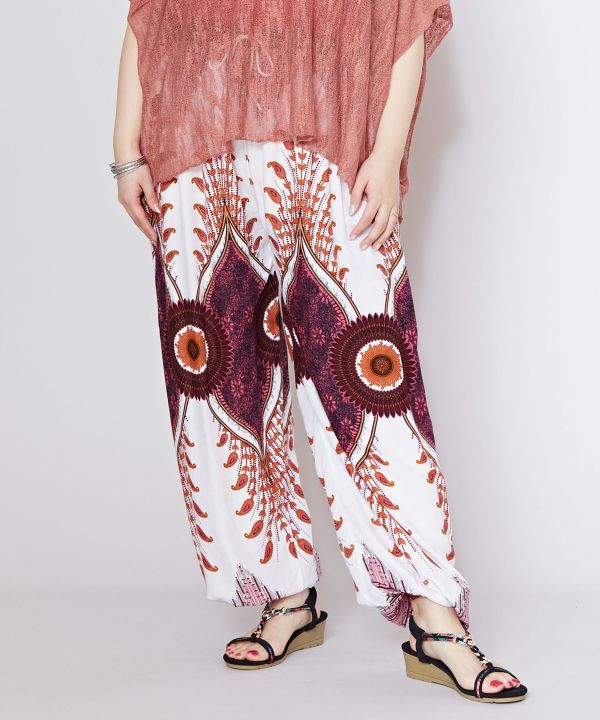 Mandala Print Harem Pants