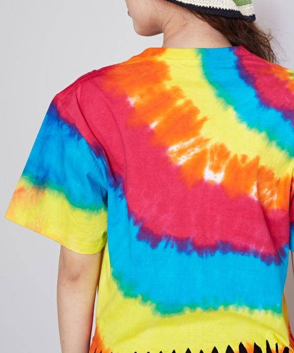 Tie Dye Fringe Hem Tee