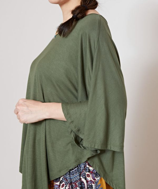 Versatile Rayon Poncho Top