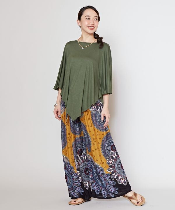 Versatile Rayon Poncho Top