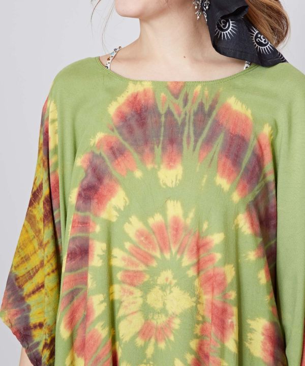 Oversized Tie-Dye Rayon Top