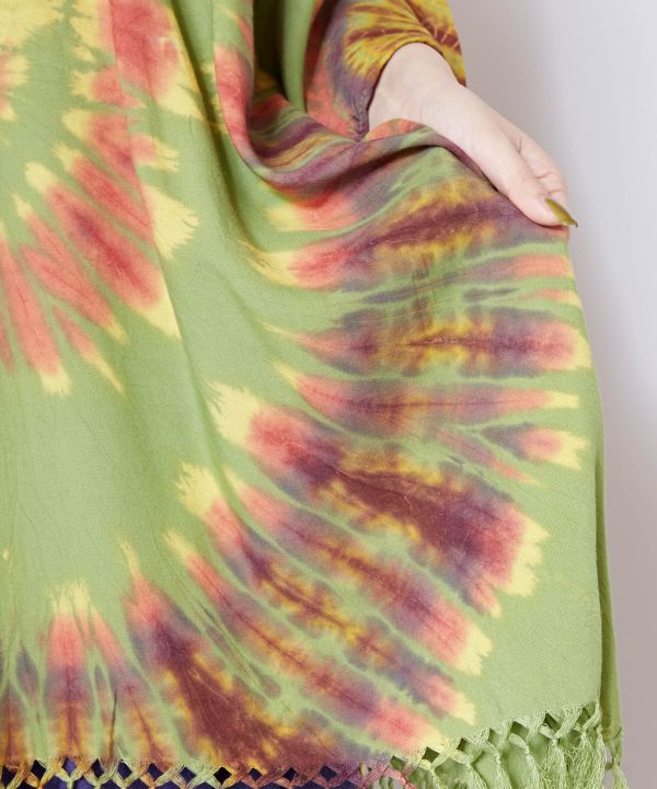 Oversized Tie-Dye Rayon Top