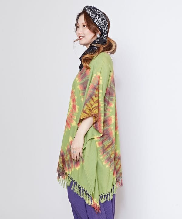 Oversized Tie-Dye Rayon Top