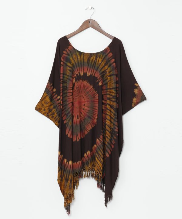 Oversized Tie-Dye Rayon Top