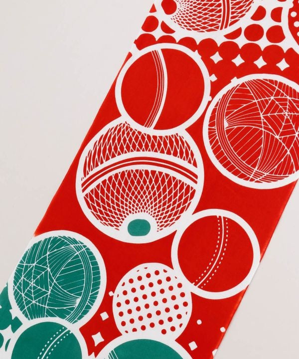 Tenugui Towel -Christmas Color Temari