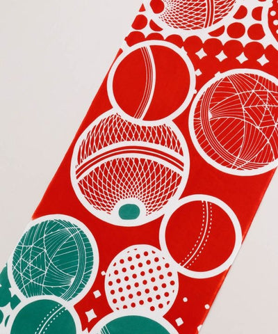 Tenugui Towel -Christmas Color Temari