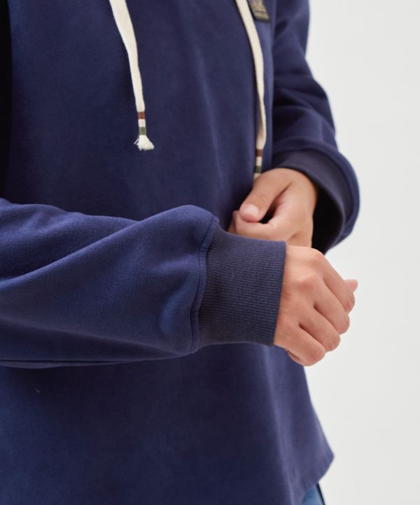 SURF＆Palms Soft Faux Suede Hoodie