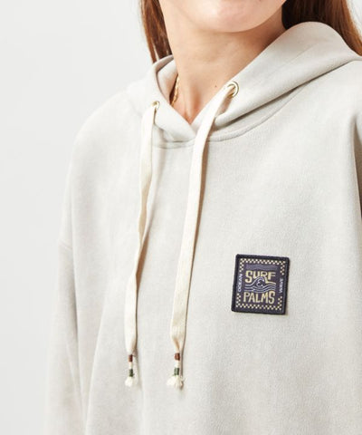 SURF＆Palms Soft Faux Suede Hoodie Dress