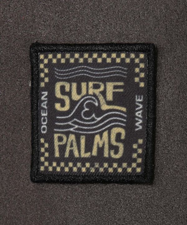 SURF＆Palms Men's Soft Faux Suede Hoodie