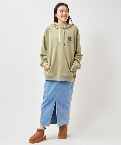 SURF＆Palms Men's Soft Faux Suede Hoodie