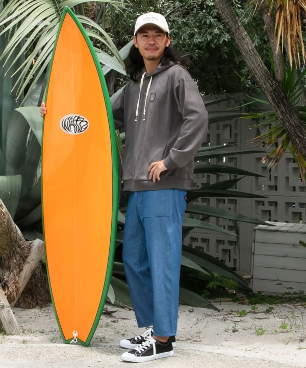 SURF＆Palms Men's Soft Faux Suede Hoodie