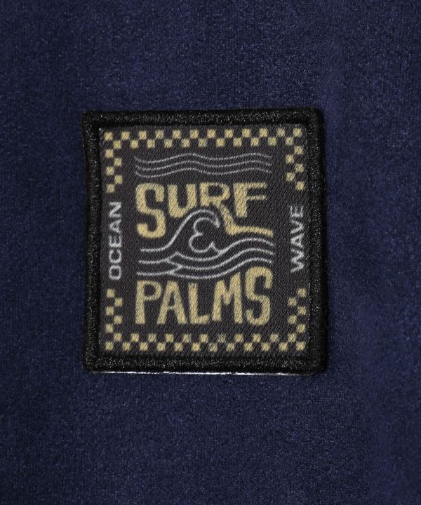 SURF＆Palms Men's Soft Faux Suede Zip Up Hoodie