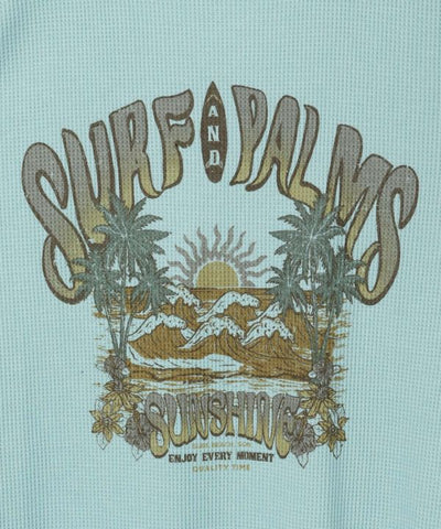 SURF＆Palms Waffle Sunset Beach Dress