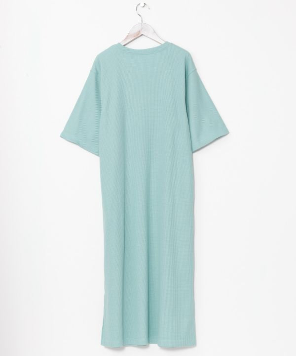 SURF＆Palms Waffle Sunset Beach Dress