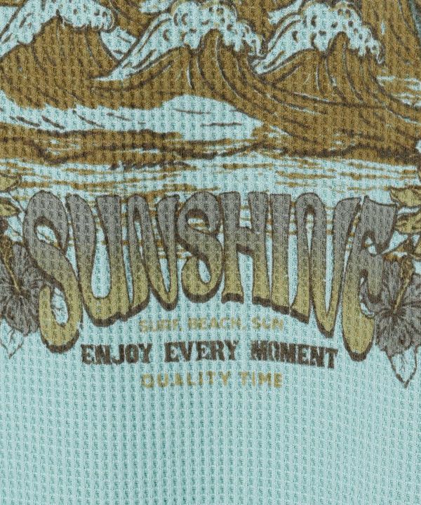 SURF＆Palms Waffle Sunset Beach Dress