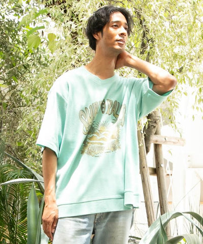 SURF＆Palms Waffle Sunset Beach T-Shirt