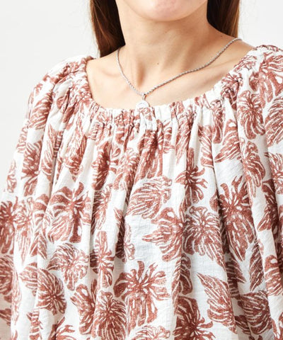 SURF＆Palms Botanical 2 Way Blouse