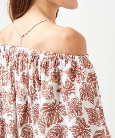 SURF＆Palms Botanical 2 Way Blouse