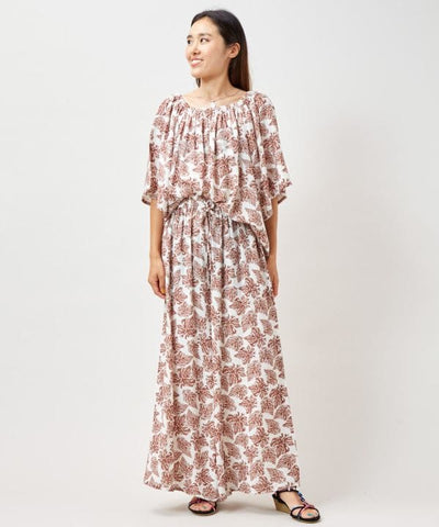 SURF＆Palms Botanical 2 Way Blouse