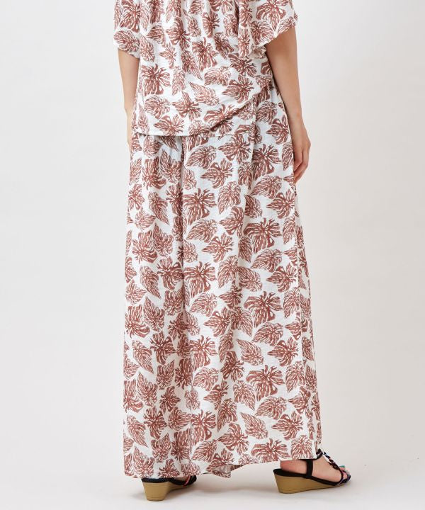 SURF＆Palms Botanical Flare Pants