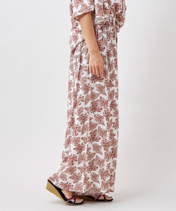 SURF＆Palms Botanical Flare Pants