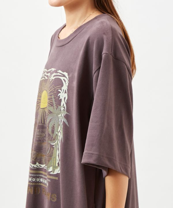 SURF＆Palms Hawaiian Sun Graphic Dress