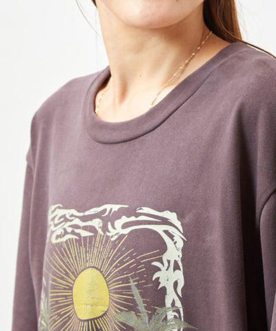 SURF＆Palms Hawaiian Sun Graphic Dress