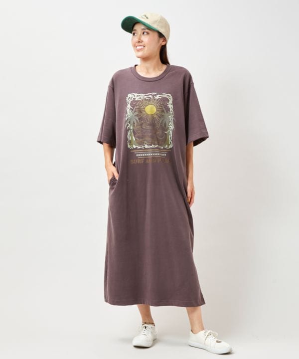 SURF & Palms Hawaiian Sun Grafikkleid