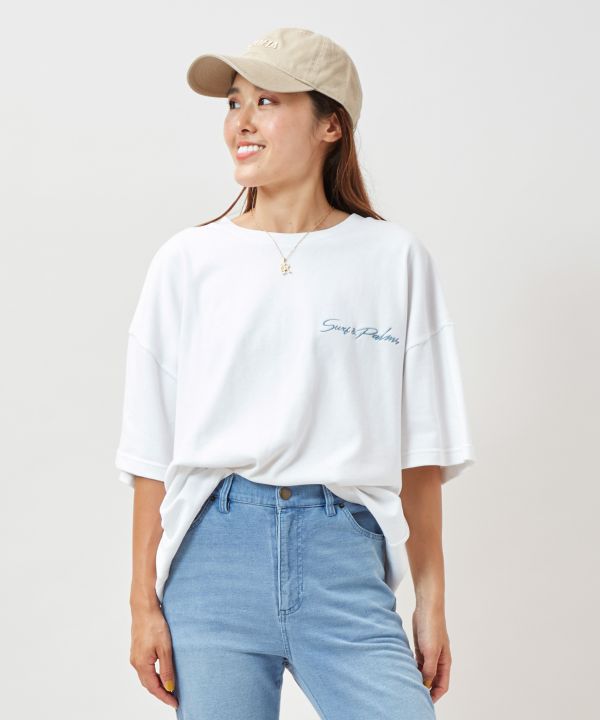 SURF＆Palms Hawaiian Sun Graphic T-Shirt