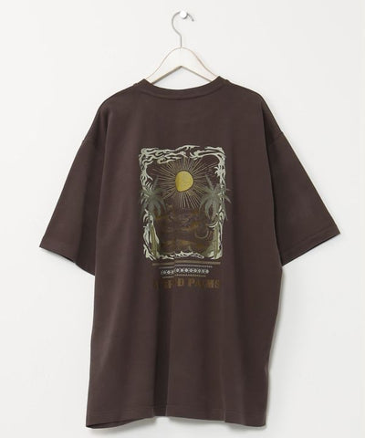 SURF＆Palms Hawaiian Sun Graphic Men's T-Shirt