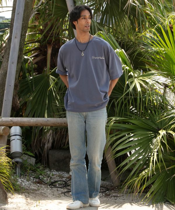 SURF＆Palms Hawaiian Sun Graphic Men's T-Shirt