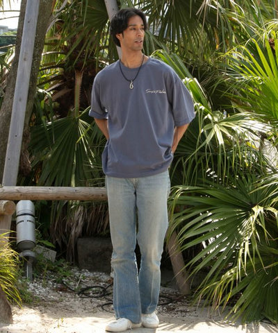 SURF＆Palms Hawaiian Sun Graphic Men's T-Shirt