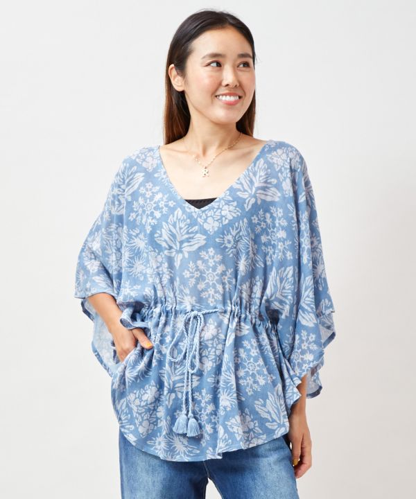 UV Protection Tapa Butterfly Top