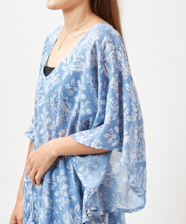 UV Protection Tapa Butterfly Top