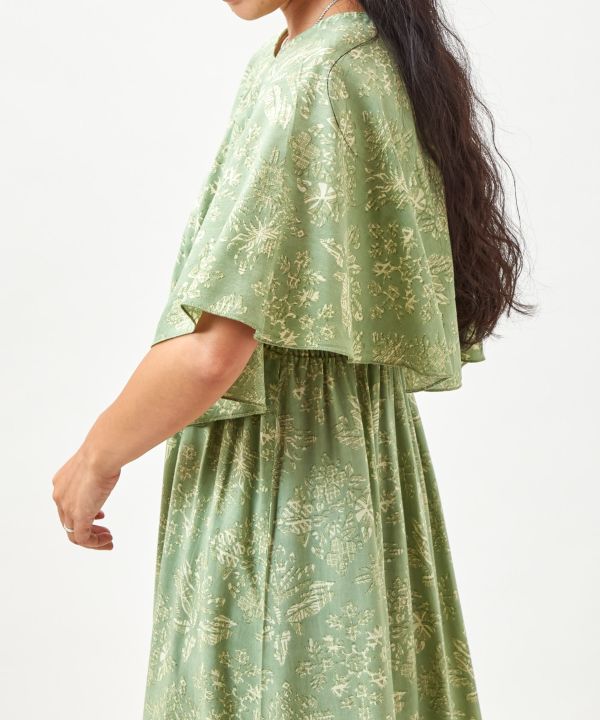Versatile Hawaiian Cape Dress