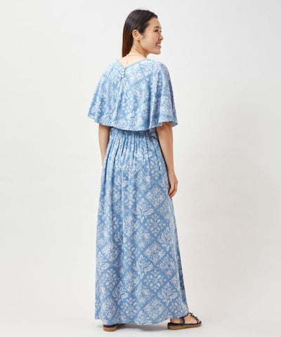 Versatile Hawaiian Cape Dress