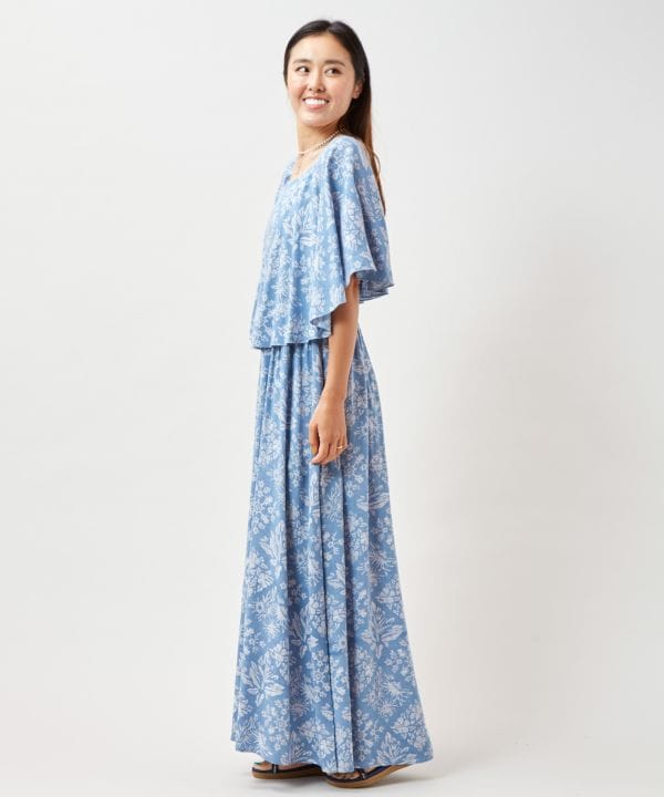 Versatile Hawaiian Cape Dress
