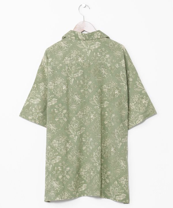 Hawaiian Quilt Pattern Shirt